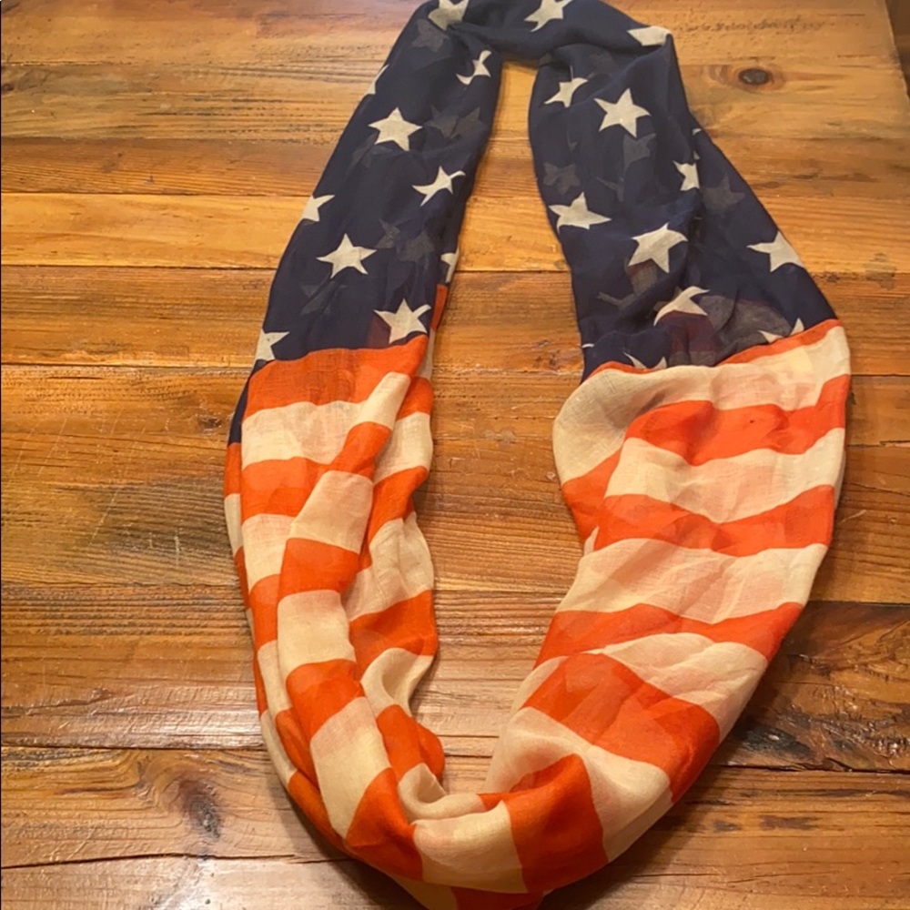 American flag scarf